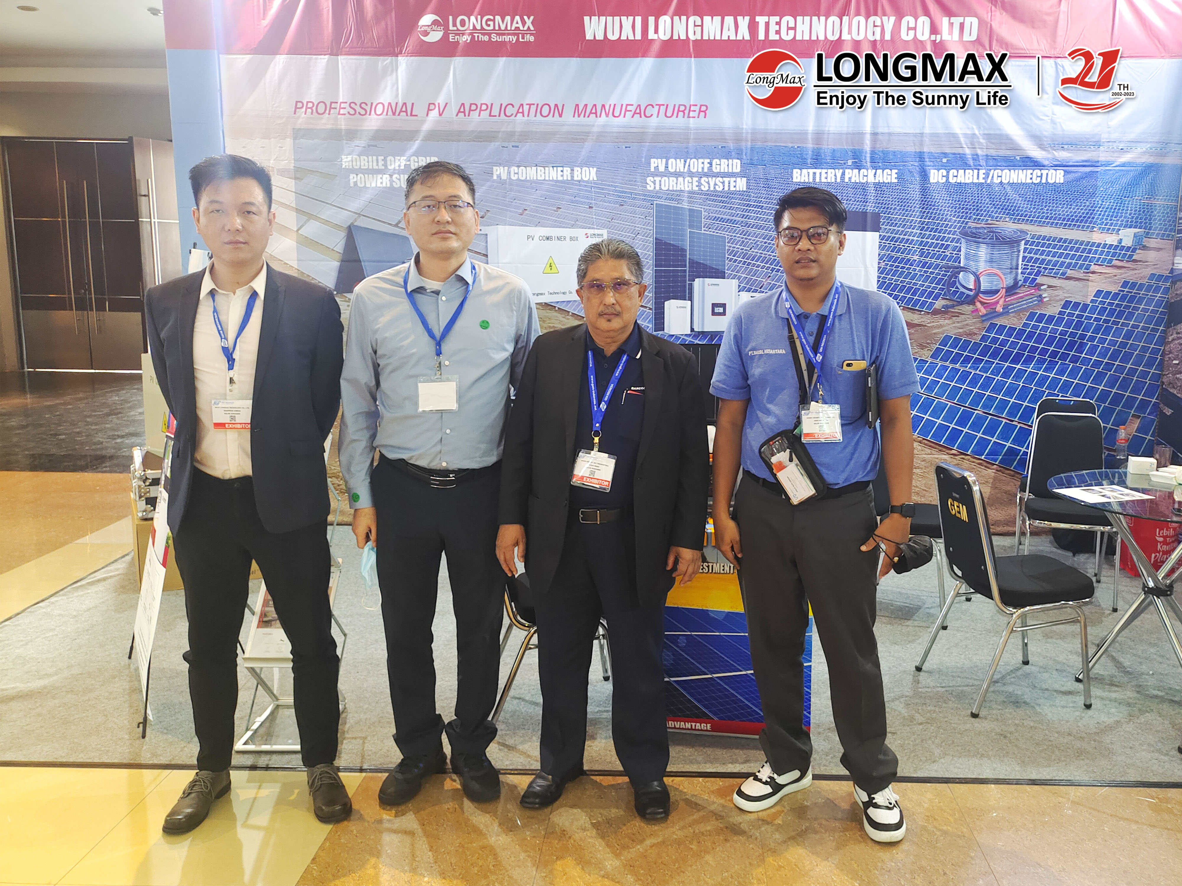 Set sail after a dream | Longmax appeared at Solartech Indonesia